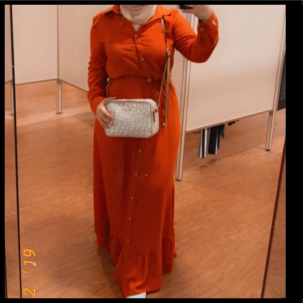 Long dress.